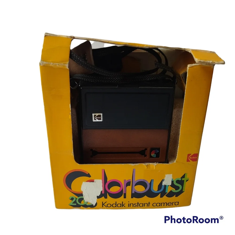 Vintage Kodak Colorburst 200 Instant Camera Booklet Box Included